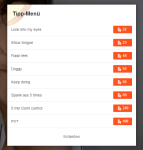 Tipp Menu Cam4